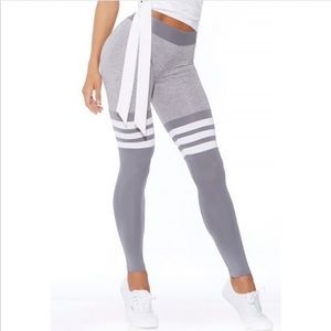 Bombshell Sportswear Grey Thigh Highs